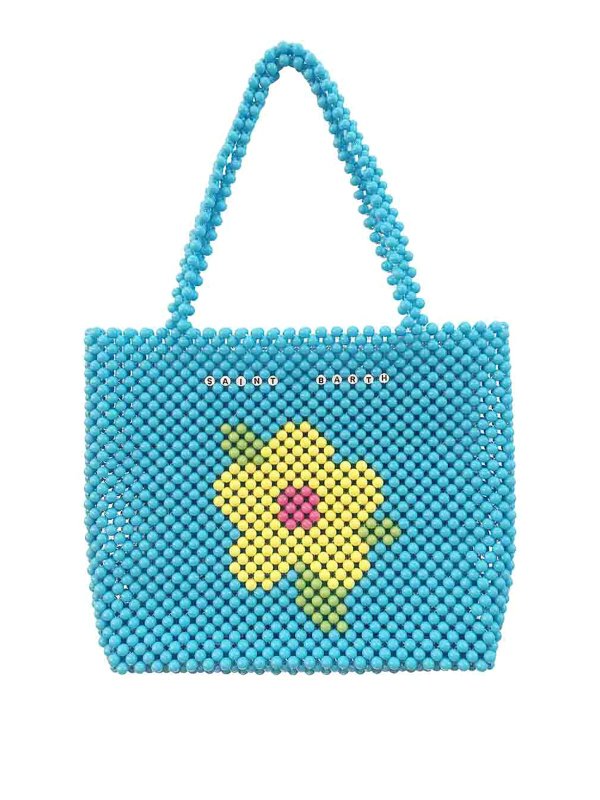 MC2 SAINT BARTH: shopper - Shopper con perline