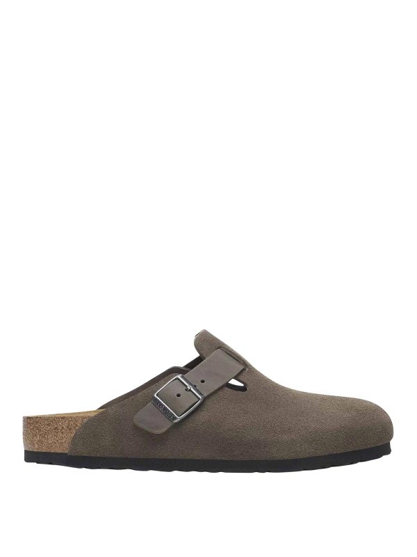 BIRKENSTOCK: Zapatos chinelas - Chinelas - Gris