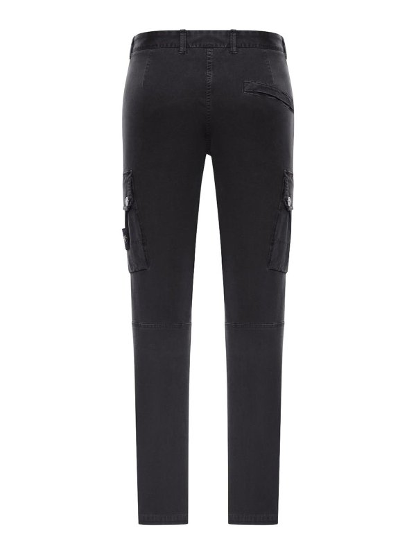 STONE ISLAND: casual trousers online - Trousers Black