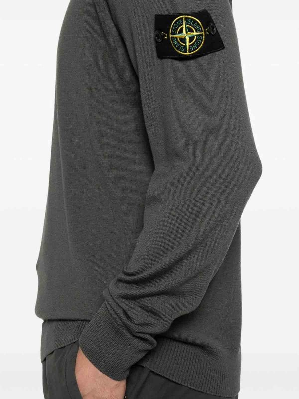 STONE ISLAND buy online Pull Col Rond - Taupe