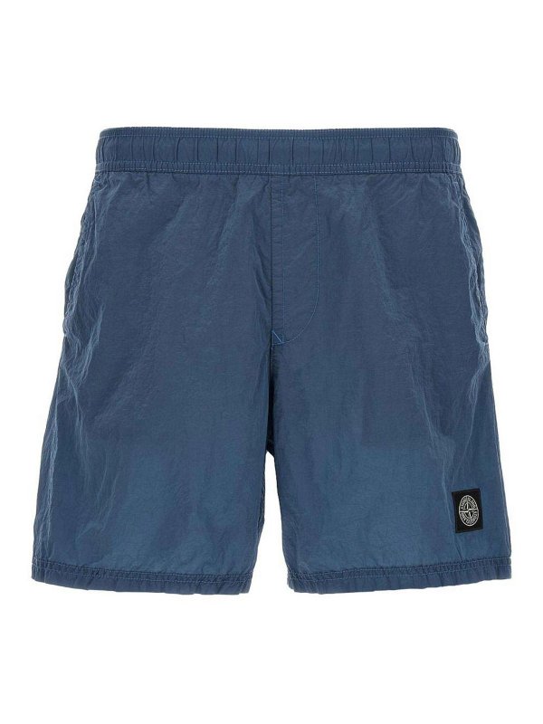 STONE ISLAND: トラウザーショーツ - ショートパンツ - グレイッシュブラウン