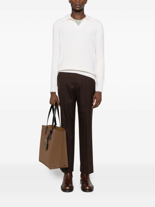 The Best Shops TAGLIATORE: t-shirts - T-Shirts And Polos White