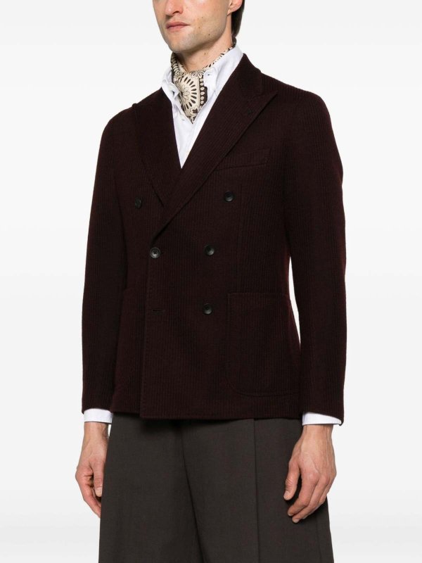 The Best Shops TAGLIATORE: Vestes de costume - Blazer - Rouge Brun