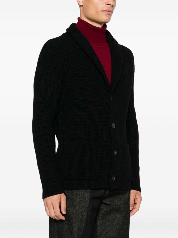 The Best Shops TAGLIATORE: Suéteres con cuello pico - Suéter Cuello Redondo - Negro