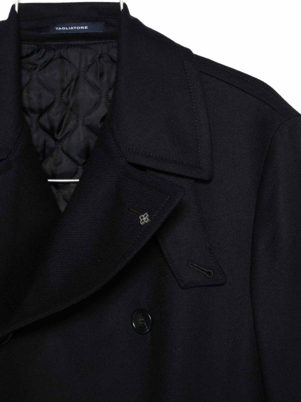 TAGLIATORE: Manteaux au genou online - Manteau Au Genou - Bleu