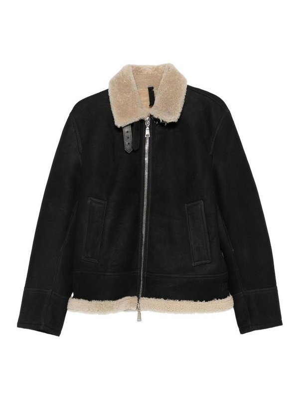 TAGLIATORE: knee length coats - Coat  Black