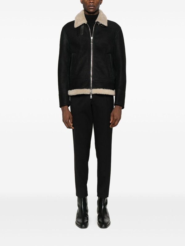 TAGLIATORE: knee length coats online - Coat  Black