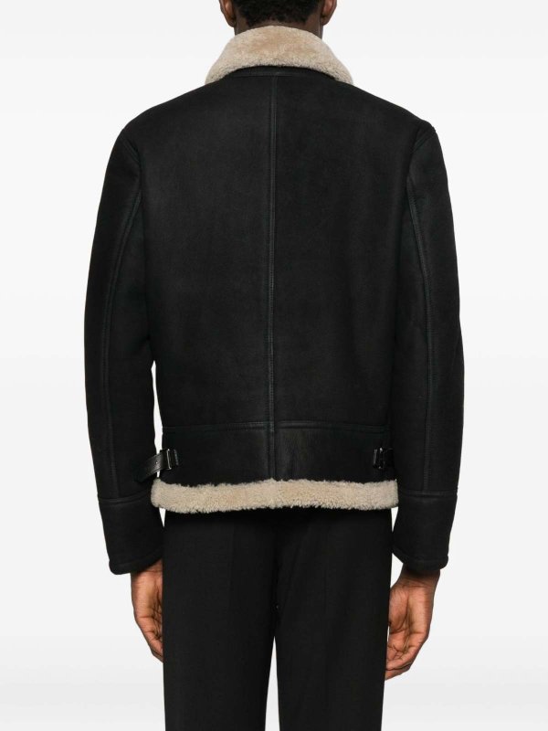 The Best Shops TAGLIATORE: knee length coats - Coat  Black