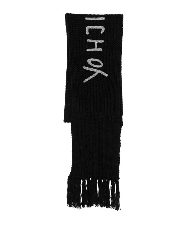 Y-3: scarves - Scarf Black