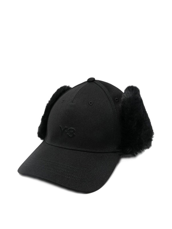 Y-3: cappelli - Cappello  neri