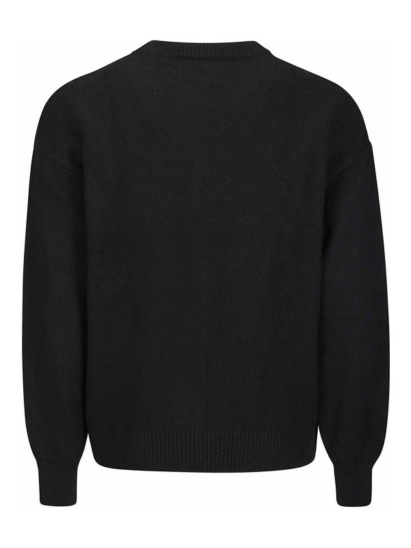 COLORFUL STANDARD: Strickpullover mit Rundhalsausschnitt online - Rundhalspullover - Schwarz