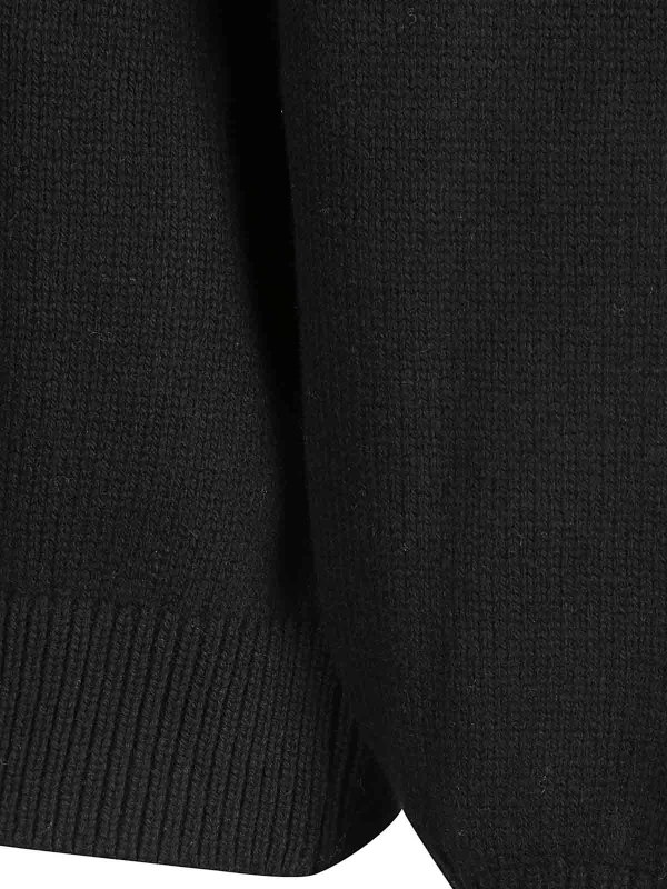 The Best Shops COLORFUL STANDARD: Strickpullover mit Rundhalsausschnitt - Rundhalspullover - Schwarz