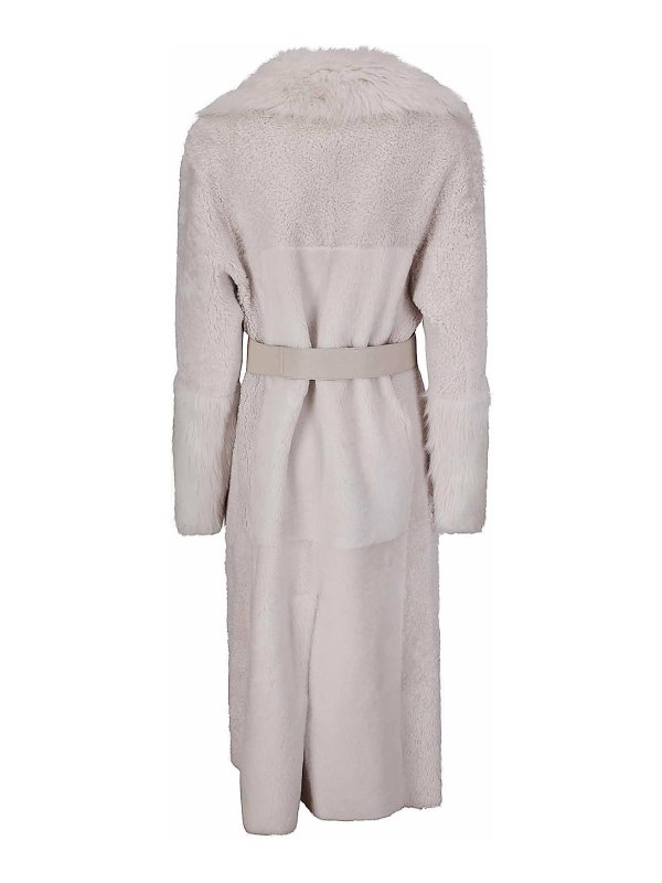 DESA 1972: Abrigos de borreguito y piel  online - Abrigo De Piel - Blanco