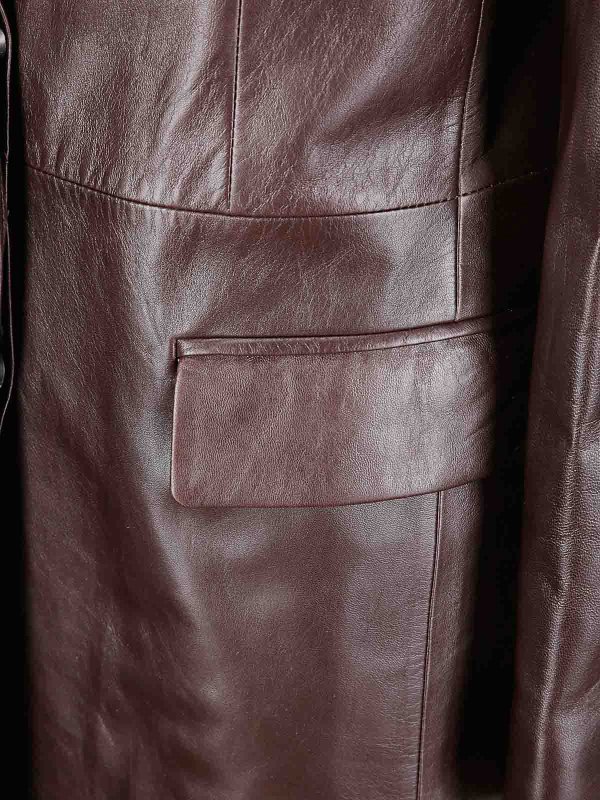 The Best Shops DESA 1972: leather coats - Leather Redingote Coat