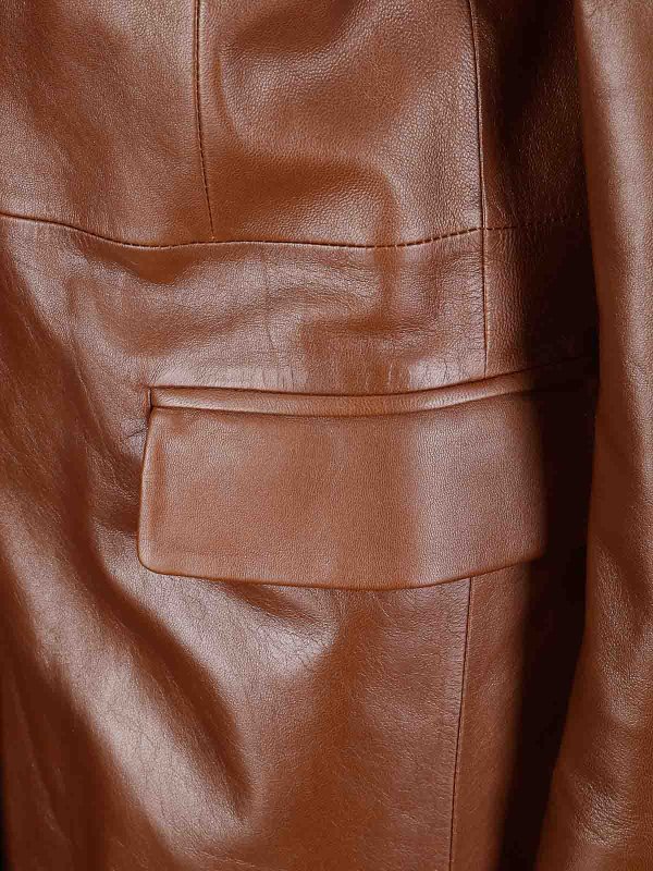 The Best Shops DESA 1972: leather coats - Leather Redingote Coat