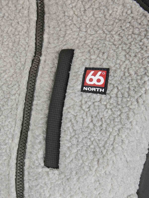 The Best Shops 66 NORTH: Fur & Shearling Coats - Tindur Technical W Shearling Jacket