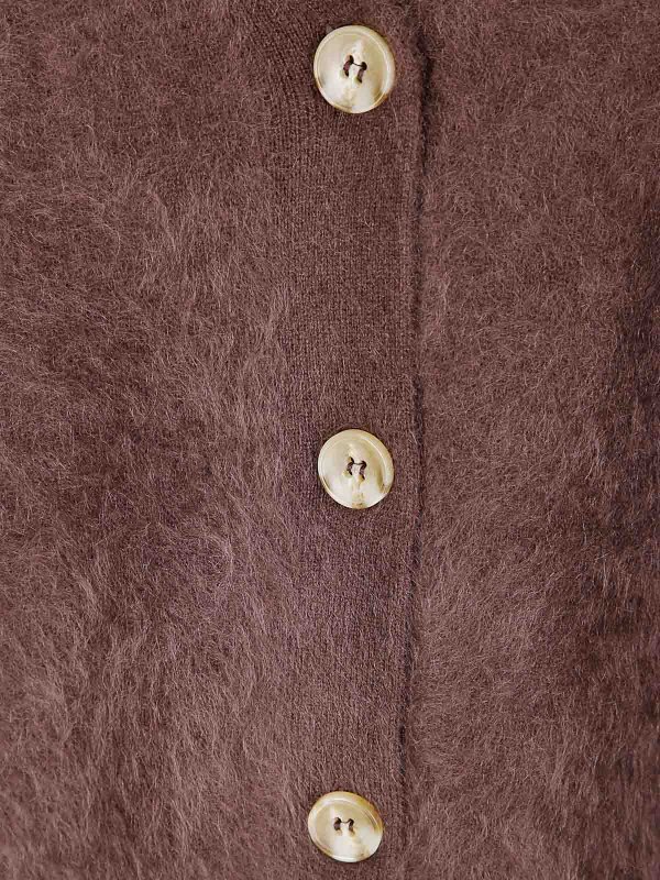 The Best Shops ABSOLUT CASHMERE: Cardigans - Cardigan - Marron