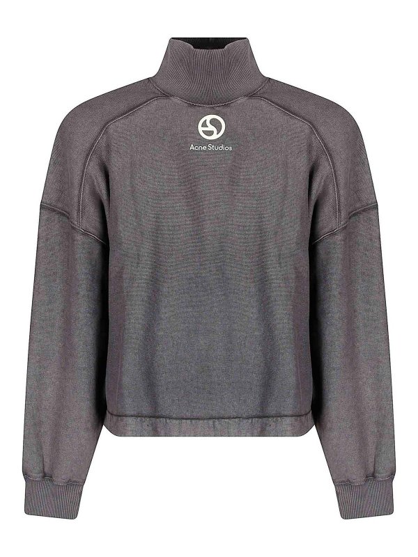 Acne Studios: Sweatshirts und Pullover - Sweatshirt - Schwarz