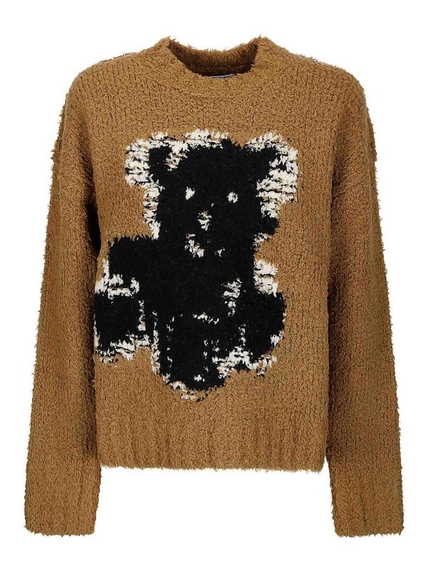 Acne Studios: Sweatshirts und Pullover - Sweatshirt - Beige