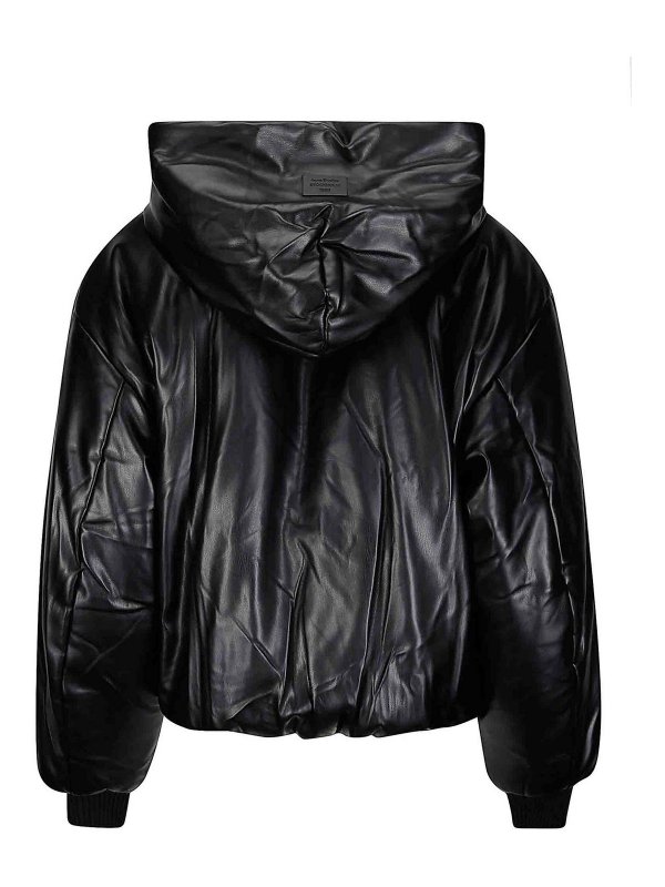Acne Studios: Abrigos acolchados online - Abrigo Alcochado - Negro