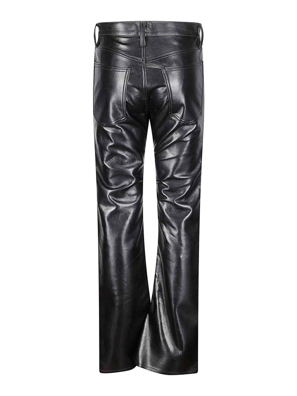 AGOLDE: jeans dritti, a sigaretta online - Stivaletto in pelle riciclata in stile Detox