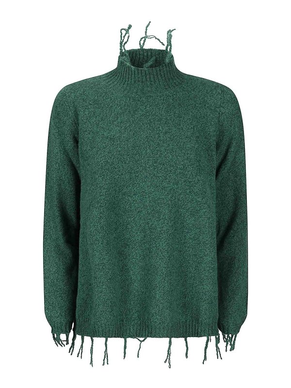 ARCHIVIOB: Suéteres con cuello pico - Suéter Cuello Redondo - Verde