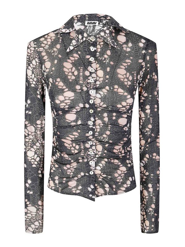 AVAVAV: シャツ - シャツ - 黒