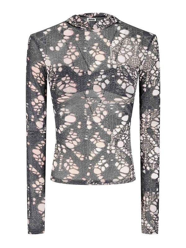 AVAVAV: Tops y camisetas sin mangas - Top - Negro