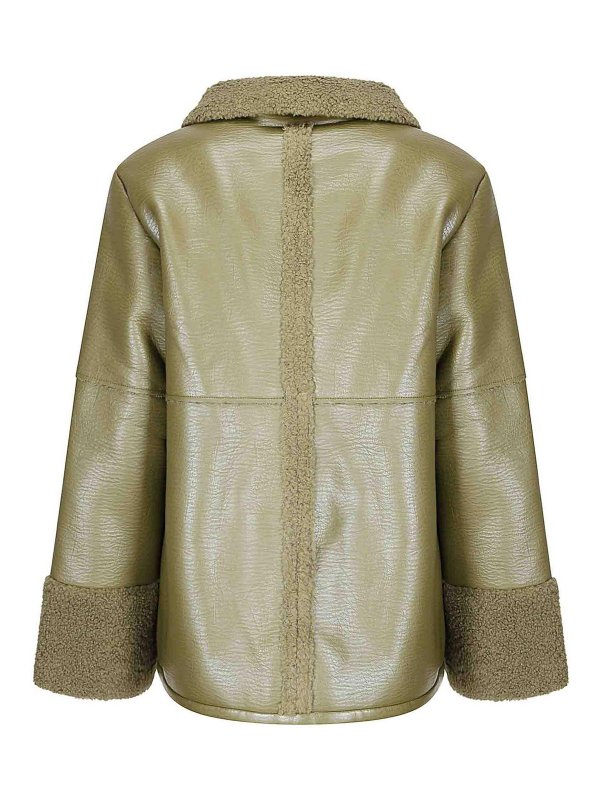 BAUM UND PFERDGARTEN: Manteaux en cuir online - Manteau En Cuir - Vert