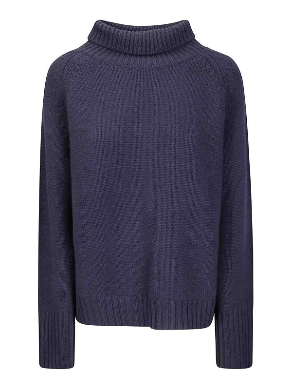 BE YOU: Col roulé & Col polo - Pull Col Roulé - Bleu Foncé