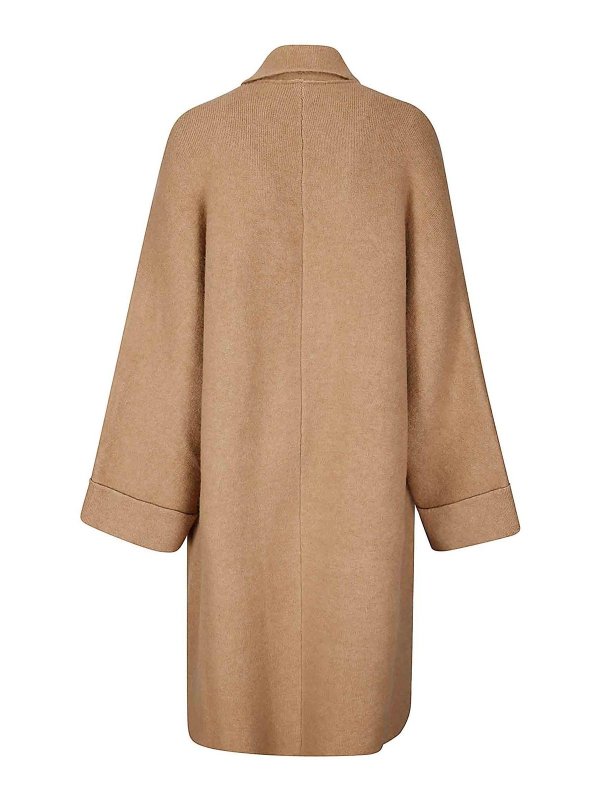 BOBOUTIC: knee length coats online - Double Breast Coat