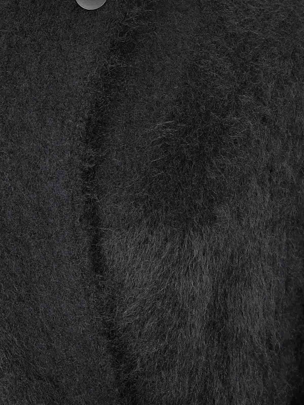 The Best Shops BOBOUTIC: Abrigos de borreguito y piel  - Abrigo De Piel - Negro