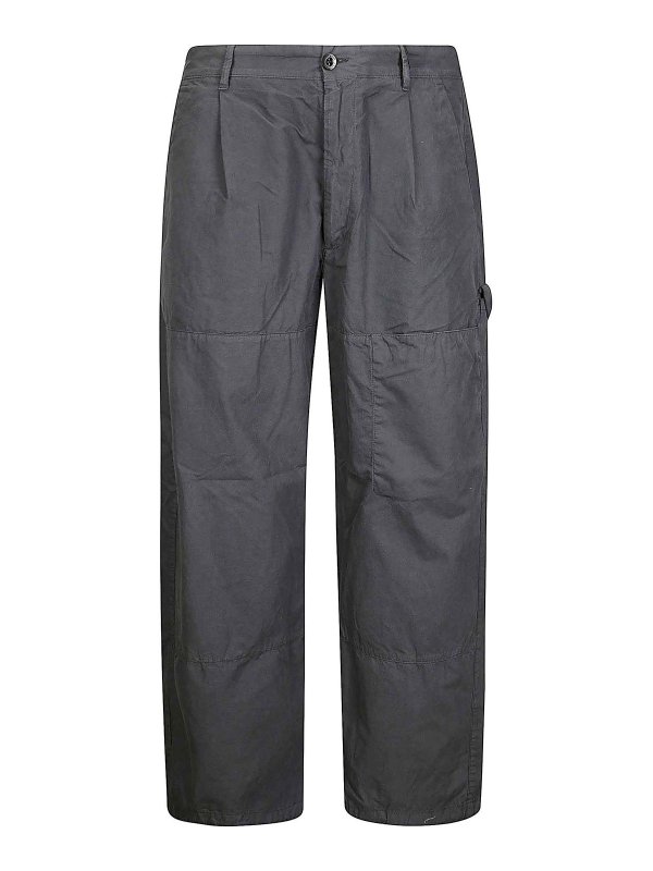 C.P. COMPANY: Pantalones casual - Pantalón Casual - Gris