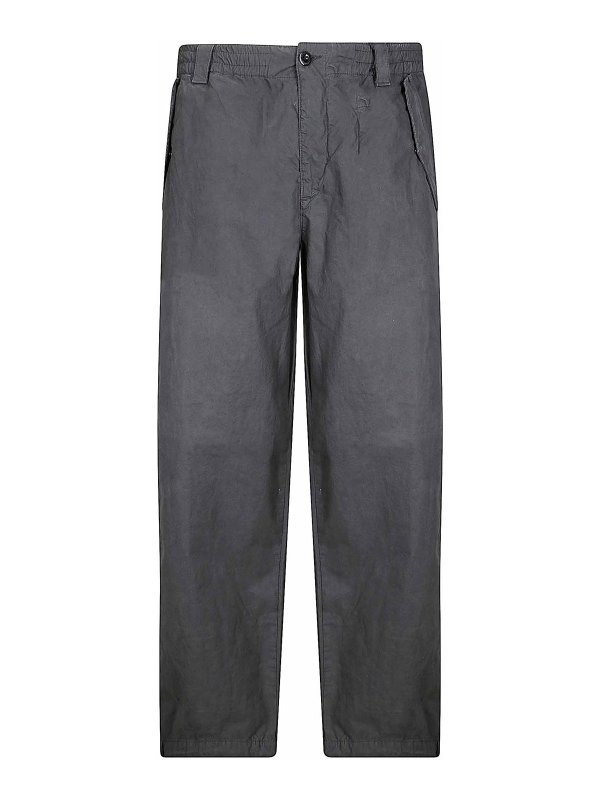 C.P. COMPANY: Pantalons casual - Pantalons Décontractés - Gris