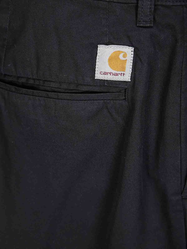 The Best Shops CARHARTT: カジュアルトラウザー - カジュアルパンツ - 黒