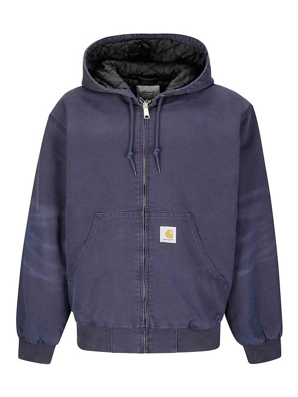 CARHARTT: ダウン・ハイテクジャケット - ダウンジャケット - ダークブルー