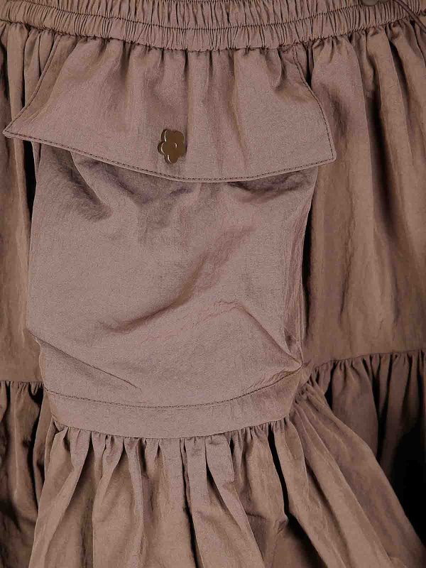 The Best Shops CECILIE BAHNSEN: Knee length skirts & Midi - Blair Skirt Recycled Taffeta