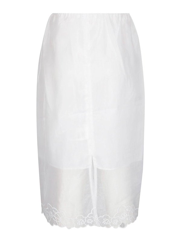 CECILIE BAHNSEN: Knee length skirts & Midi online - Bria Skirt Liquid Myrtia