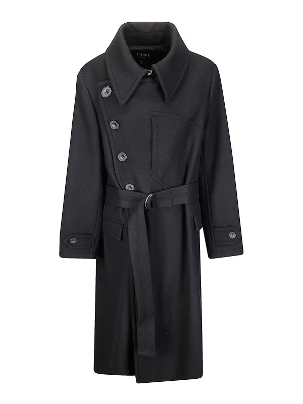 CINI: knee length coats online - Coat