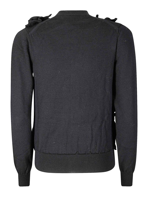 COMME DES GARCONS: Pull col rond online - Pull Col Rond - Noir