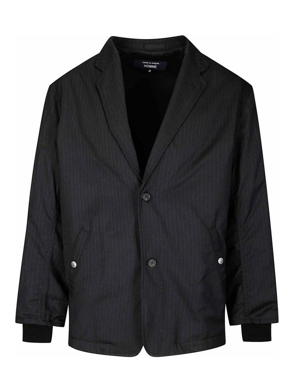 COMME DES GARÇONS HOMMES PLUS: Chaquetas y Chaquetones acolchados - Chaqueta Alcochada - Negro