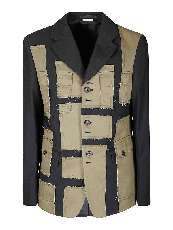 COMME DES GARÇONS HOMMES PLUS: ブレザー - ブレザー - 黒