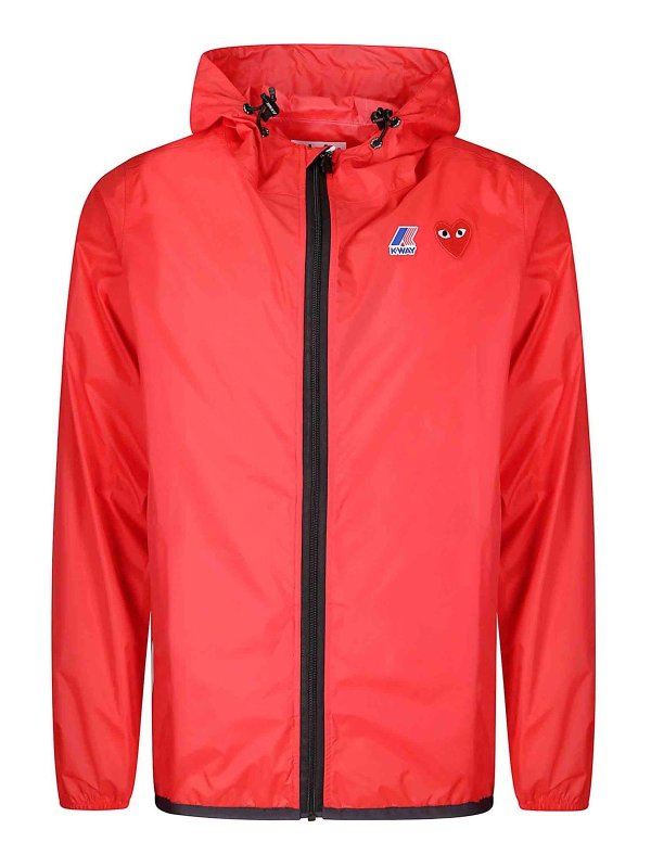 Comme des Garçons Play: Chaquetas casual - Chaqueta Casual - Rojo