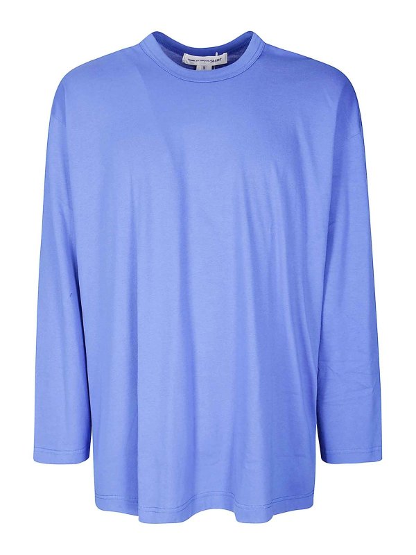 COMME DES GARCONS SHIRT: T-shirts - T-Shirt - Bleu