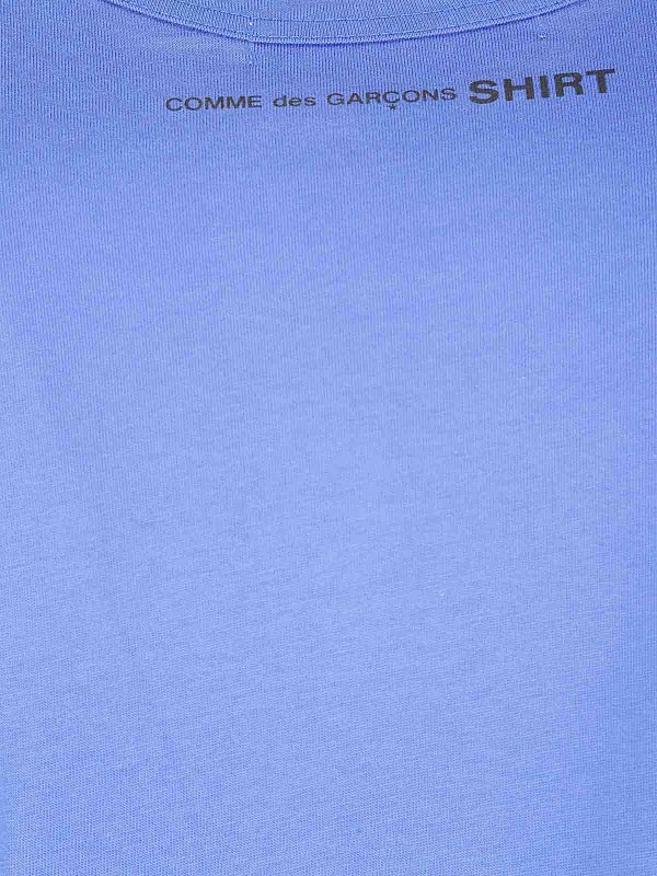The Best Shops COMME DES GARCONS SHIRT: T-shirts - T-Shirt - Bleu