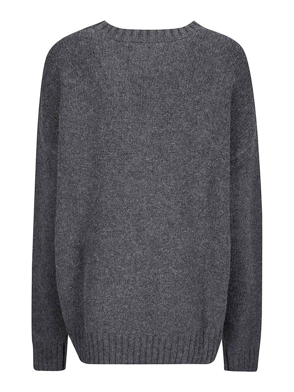 EXTREME CASHMERE: Suéteres con cuello pico online - Suéter Cuello Redondo - Negro