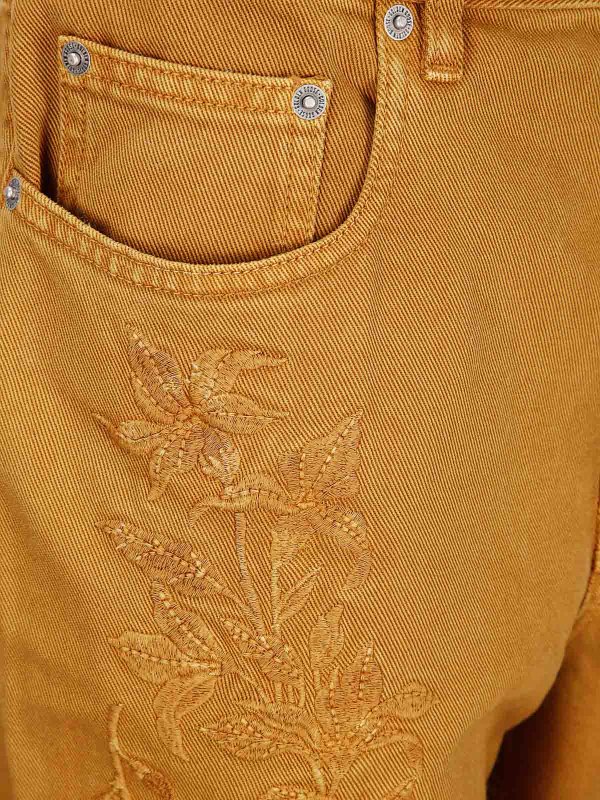 The Best Shops GOLDEN GOOSE: Jeans à jambe droite - Jean Droit - Marron