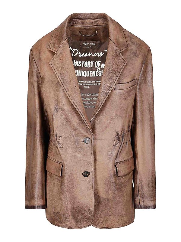 GOLDEN GOOSE: blazers - Journey Ws Elasticated Jacket