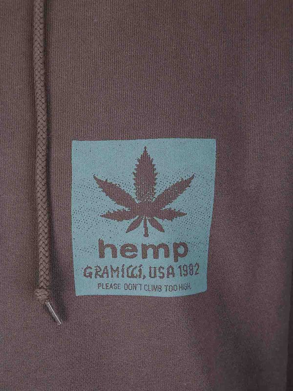 The Best Shops GRAMICCI: Sweatshirts & Sweaters - Hemp Zip Hooded Sweatshirt