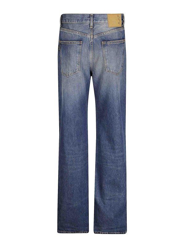 HAIKURE: jeans dritti, a sigaretta online - Korea  Intense Blue